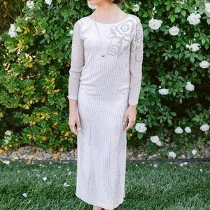 Vintage Beaded Bridal Gown size 0-2